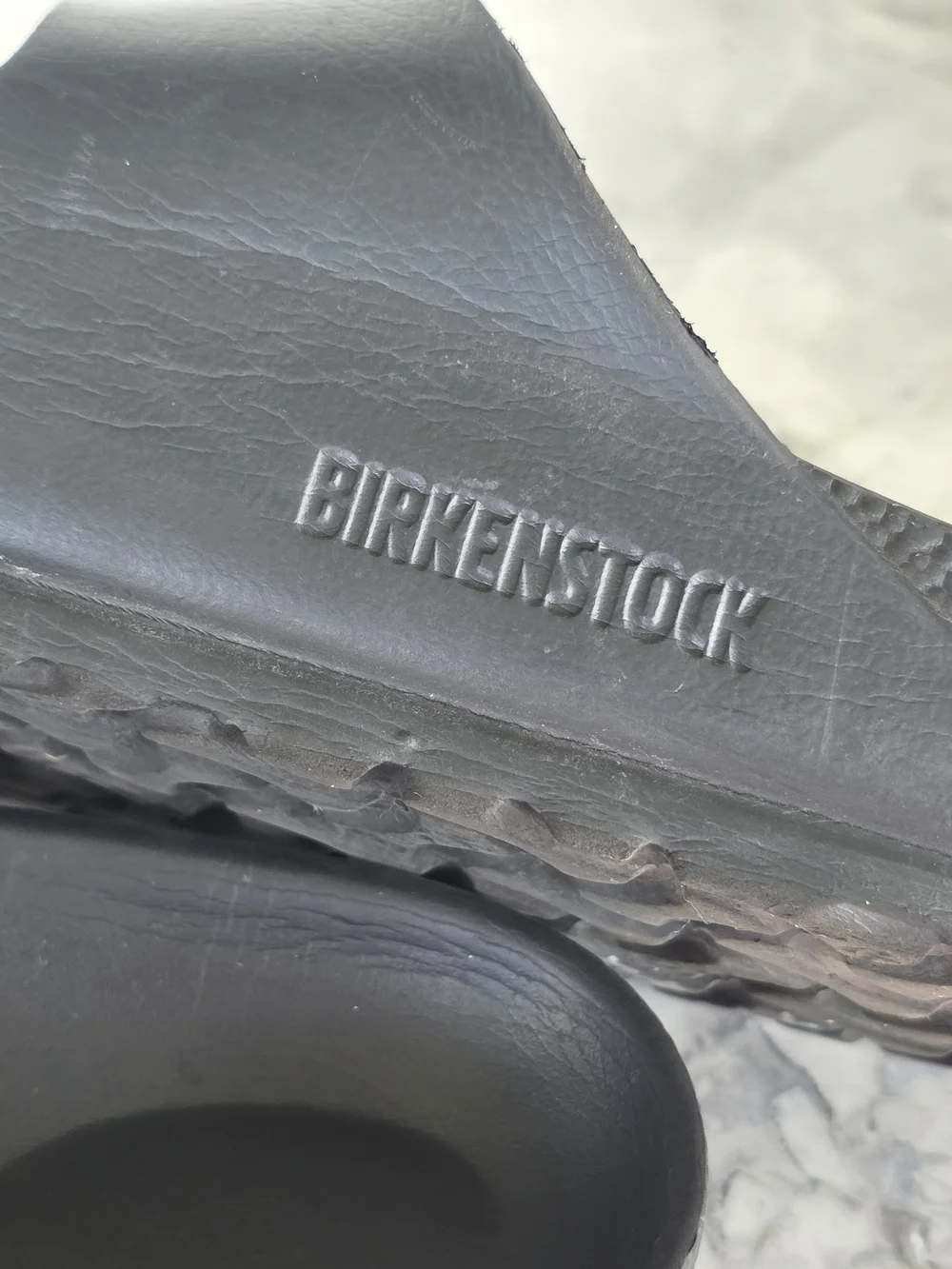 Birkenstock Black Two-Strap Buckle EVA Sandals